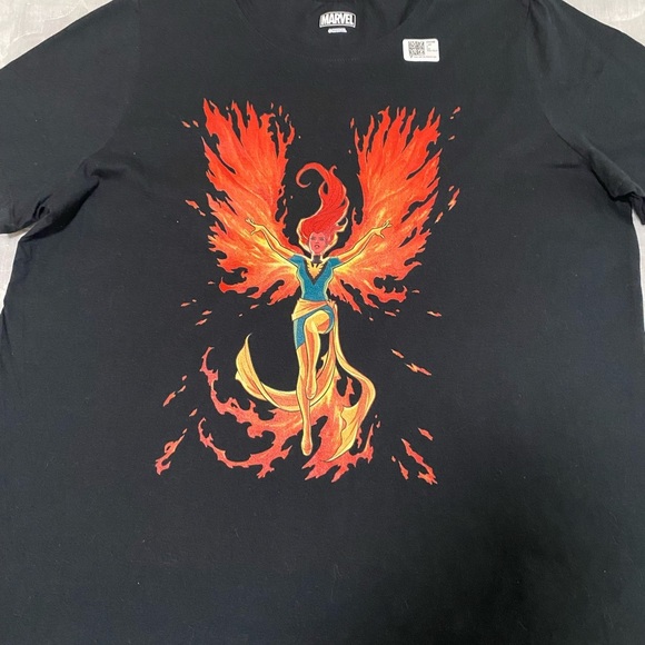 Marvel Tops - Marvel X Men Jean Grey Black T-Shirt
Size 2X